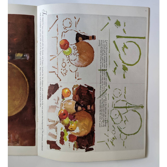Vintage How to Do Still Life by Leon Franks Art Instruction Book 50's 60's Paint - Picture 4 of 7